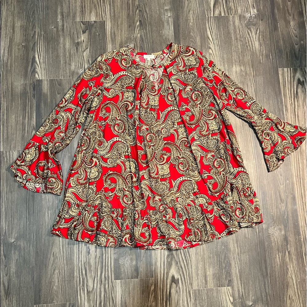 Boutique Size L Long-Sleeve Sheath Dress
